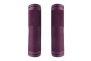 Bulletproof Coloured Rubber Mountain Bike Grips 130mm with Closed Ends Purple