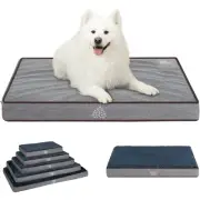 Dog Bed Soft Crate Pad Mat Reversible Cool & Warm, Washable Comfy Kennel Pad ...