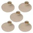 Dining Table Decor Water-absorbent Placemats Heat Resistant Coasters Set