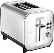Krups KH682D Excellence Toaster | 8 Browning Levels | 4 Functions | 2 Slice Toaster | Lifting Device | Removable Crumb Drawer | 850 Watt | Brushed Stainless Steel