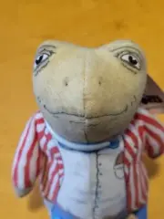 Toy WorksPatriot Flag Toad Plush Frog Figurine Vtg 4th Of July USA Stand NWT