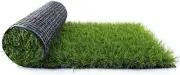 Artificial Grass Turf 1.38" Custom Sizes,4Ftx6Ft Fake Grass Indoor/Outdoor Rug S