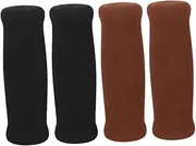 2Pairs Non Slip Handle Grips for Wheelchair Cane Walker Diameter Comfortable Ergonomic Covers for Enhanced Comfort Durable Nitrile Padding Senior Walker
