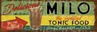 Milo Drink Rustic Tin Sign Diner Vintage Australian made