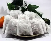 Empty Woven Style Draw String Empty Tea Bags 2.75" X 3.5" (50 Pack)