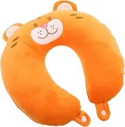 MAGICLULU Car Neck Pillow Along with Travel Pillow Travel Neck Pillow Cartoon Neck Cushion Flying Neck Pillow Tiger Neck Cushion U Shaped Neck Train Neck Pillow Orange Crystal Velvet