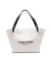 Tom Ford Large Panelled Canvas Shopper