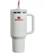 Stanley Mistletoe Twist Quencher 40oz Flowstate Candy Cane Straw Cyber Monday
