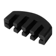 Black Heavy Rubber Violin Mute Practice Fiddle for 1/2 3/4 4/4 String Instrument