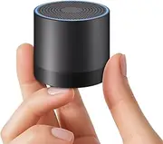 Mini Baby Sound Machine White Noise Machine with 30 Soothing Sounds Loud Speaker Portable Rechargeable Sleep Brown Noise Machine 4 Timers Memory Function for Newborn Kid Adults & Home Travel (Black)