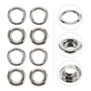100 Pcs Curtain Buttonhole Grommets Fastener Bathroom Rods Rings