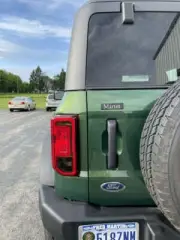 Fits 2021-2022 Ford Bronco Smoked Tint Tail Light Covers Package