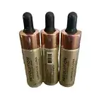 3 Pack - Makeup Revolution Liquid Highlighter ~ Luminous Luna
