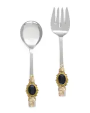 Tiramisu Midnight Salad Server Set