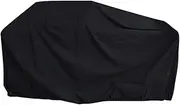 Cozzka 98 Inch Island BBQ Grill Head Cover Heavy Duty Waterproof Outdoor Kitchen BBQ Cover, Black