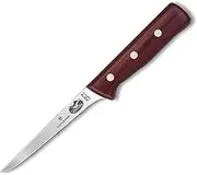 Victorinox Rosewood Straight Narrow Flexible Blade Boning Knife, Brown, 5.6416.12