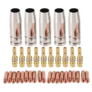 35Pcs 15AK Welding Torch Consumables MIG Torch Gas Nozzle Tip Holder of3600