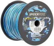 SpiderWire Stealth� Superline, Blue Camo, 30lb | 13.6kg, 200yd | 182m Braided