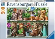 Ravensburger - Cats on the Shelf Puzzle 500 Pieces