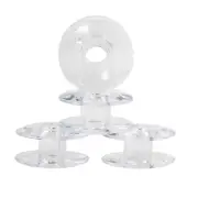 Plastic Class 66 Bobbins 4/Pkg