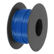 22AWG Stranded Wire PVC Hookup 15M/49ft Blue, Electrical Wire UL1007 Spool