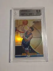 1997-98 BOWMANS BEST REFRACTOR #12 - JOHN STOCKTON BGS 8.5
