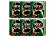Nescafe Espresso Roast Instant Coffee 375g Tin Can Pack 6