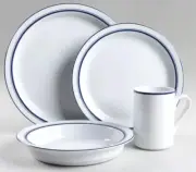 DANSK Bistro Christianshavn Blue 4pc Dinnerware Set - Thailand - NEW in Open Box