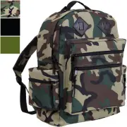 Camo Day Pack Water Resistant Military Backpack Travel School Book Bag Knapsack