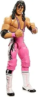WWE Ultimate Edition Action Figure Bret Hit Man Hart Legends Collectible with Interchangeable Accessories, Extra Heads & Swappable Hands, HLN20