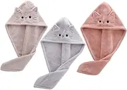 BATHVEVE Dry Hair Cap Microfibre Bath Towel Hair Drying Wrap Multi-use Spa Towel for Women