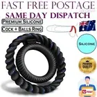 TGV Dark Double Cock + Balls Ring For Men