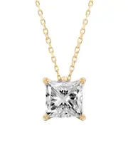 14K 2.00 ct. tw. Lab-Grown Diamond Pendant Necklace