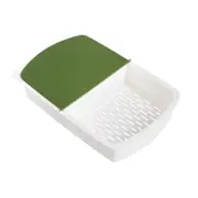 3 in 1 Kitchen Cutting Board Plastic Chopping Board Block with Drain Basket Storage Box Cutting Mat Pad Kitchen Tools