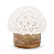 Rose Box Nyc Rustic 80 Rose Half Ball Arrangement