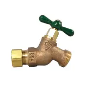 Arrowhead Brass Arrow-Breaker No-Kink Hose Bibbs with Integrated Vacuum