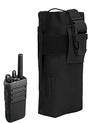 Water Bottle Holder Bag - Walkie Spokesperson, Bottle Holder | Multifunctional Radio Carrier Service Belt for Running, Mountaineering, Biking, Quotid Travel, Black, Se référer au descriptif, Refer to