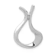 14K White Gold Slide