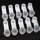 10 Pet Bird Feeder Drinker Cup Water Bottle Chicken Poultry Dove Pigeon Quail US