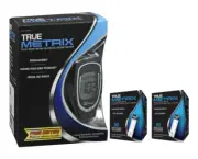 TRUE Metrix Meter [+] Metrix 100 Test Strips, Lancing Device For Glucose Ca