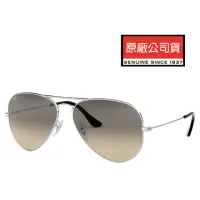 在飛比找momo購物網優惠-【RayBan 雷朋】經典飛官款太陽眼鏡 RB3025 00