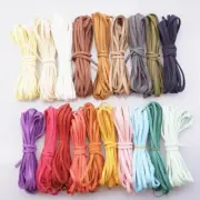 5Meters Velvet Leather Rope 5mm Flat Cord Crafting Ropes Jewelry Making Cords