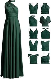 [72styles] Infinity Dress with Bandeau, Convertible Bridesmaid Dress, Long, Plus Size, Multi-Way Dress, Twist Wrap Dress