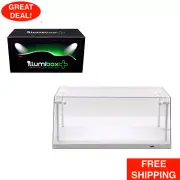 Collectible Display Show Case with LED Light for 1/18 1/24 Model with White Base