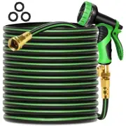 Garden Hose 100 ft Water Hose Flexible Durable 5 Layers TPV No Kink Lightweig...