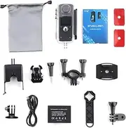 4K HD Handheld Vlog Camera Dual LCD Screen Support Horizontal Vertical Shooting Anti-Shake Portable Sport Action Camera