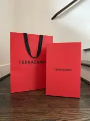 Salvatore Ferragamo Empty Shoe Bag & Box