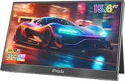 Iproda 15.6 Inch 1080P FHD Portable Monitor for Laptop, PC, Mac, Phone, PS5, Xbox, Switch - Black