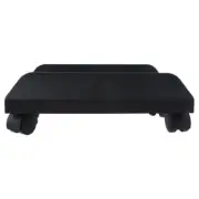 CPU Stand Cart Computer Tower Stand with 4 Casters Easy to Use