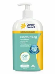 NEW 500mL Cancer Council Moisturising Sunscreen SPF 50+ Broad Spectrum UVA UVB!